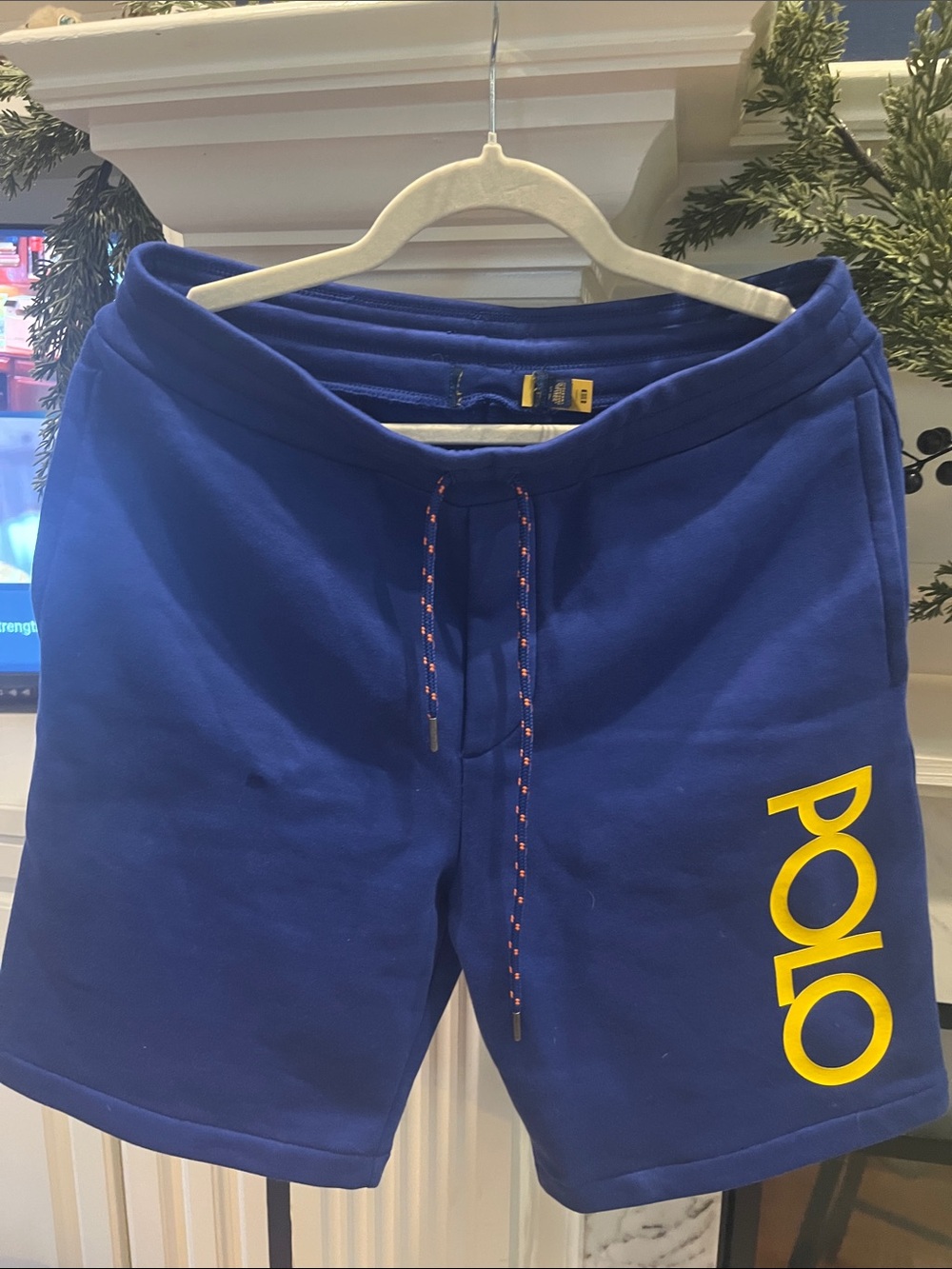 Polo by Ralph Lauren Royal Blue Shorts with Yellow POLO Logo